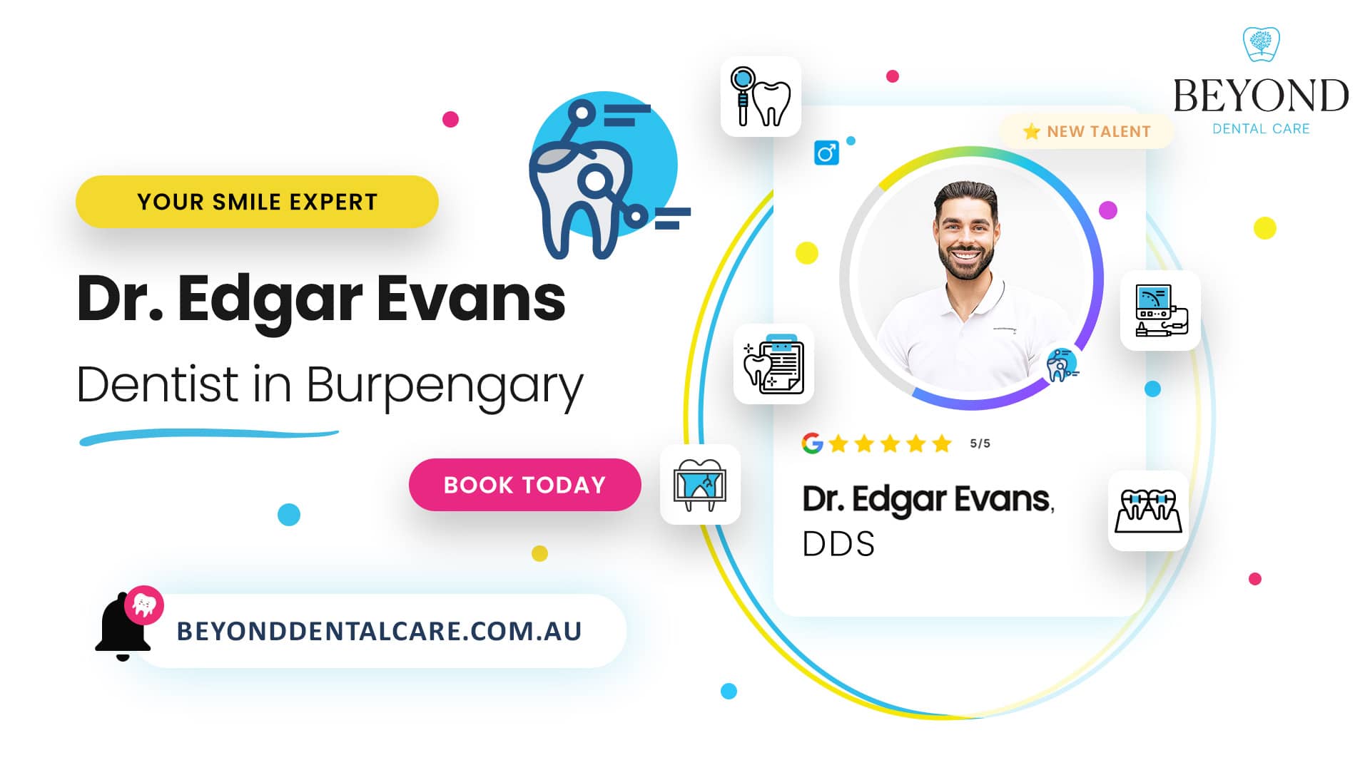 Dr Edgar Evans specialises in digital dentistry and cosmetic procedures