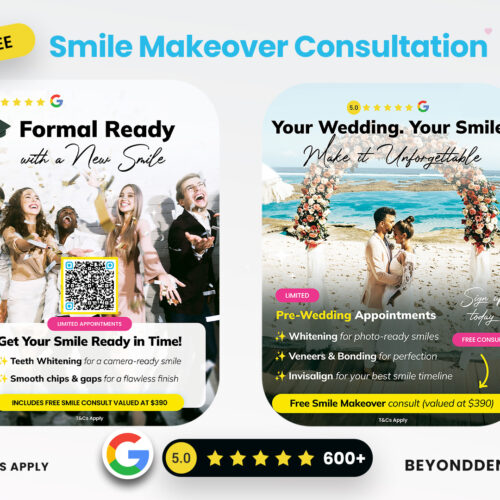 Free Smile Makeover Consultation Wedding & Formal Theme 2025