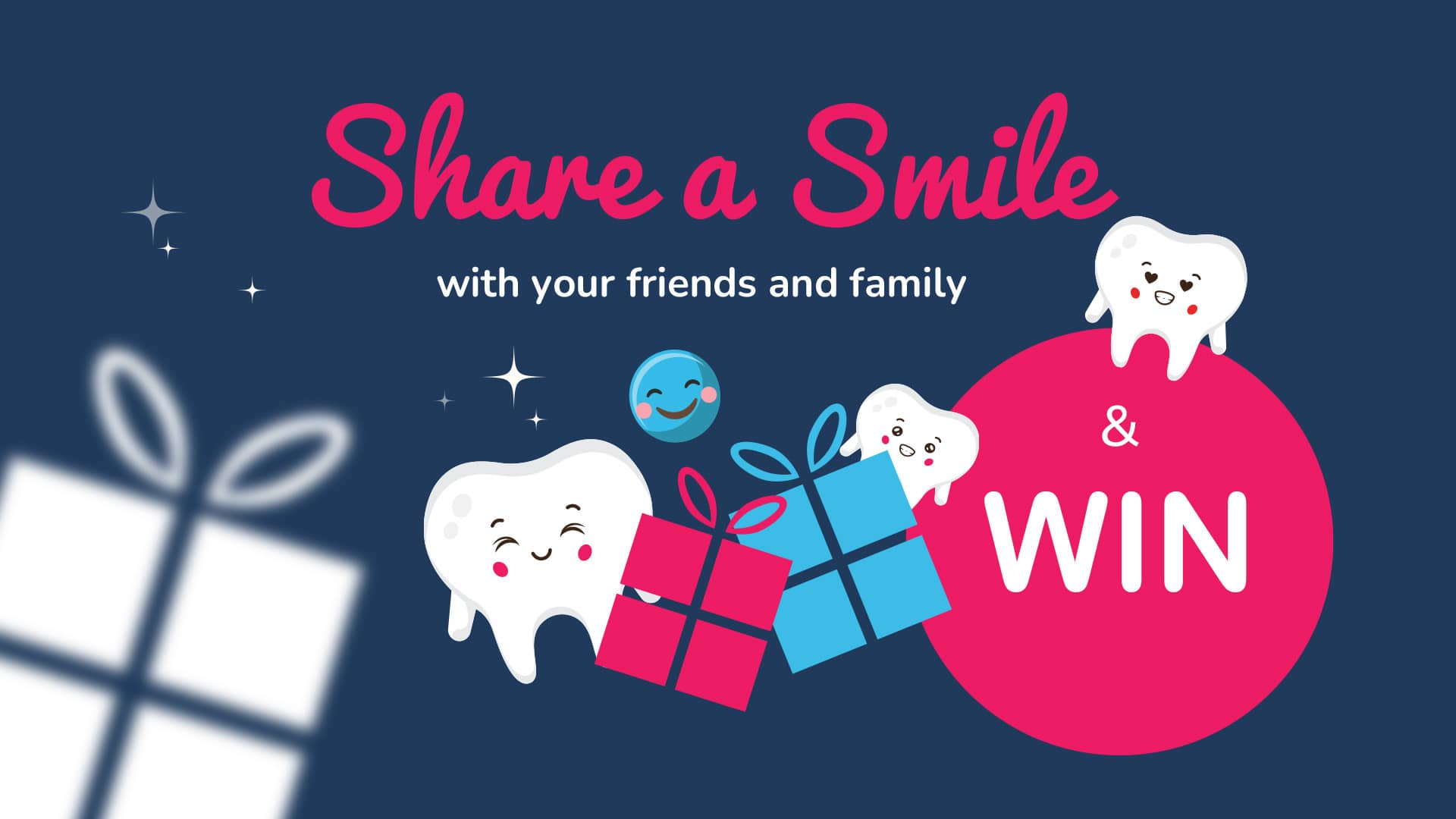 Share a Smile! For every new patient who visits us on your recommendation, we'll send you a $25 Moreton Money gift card