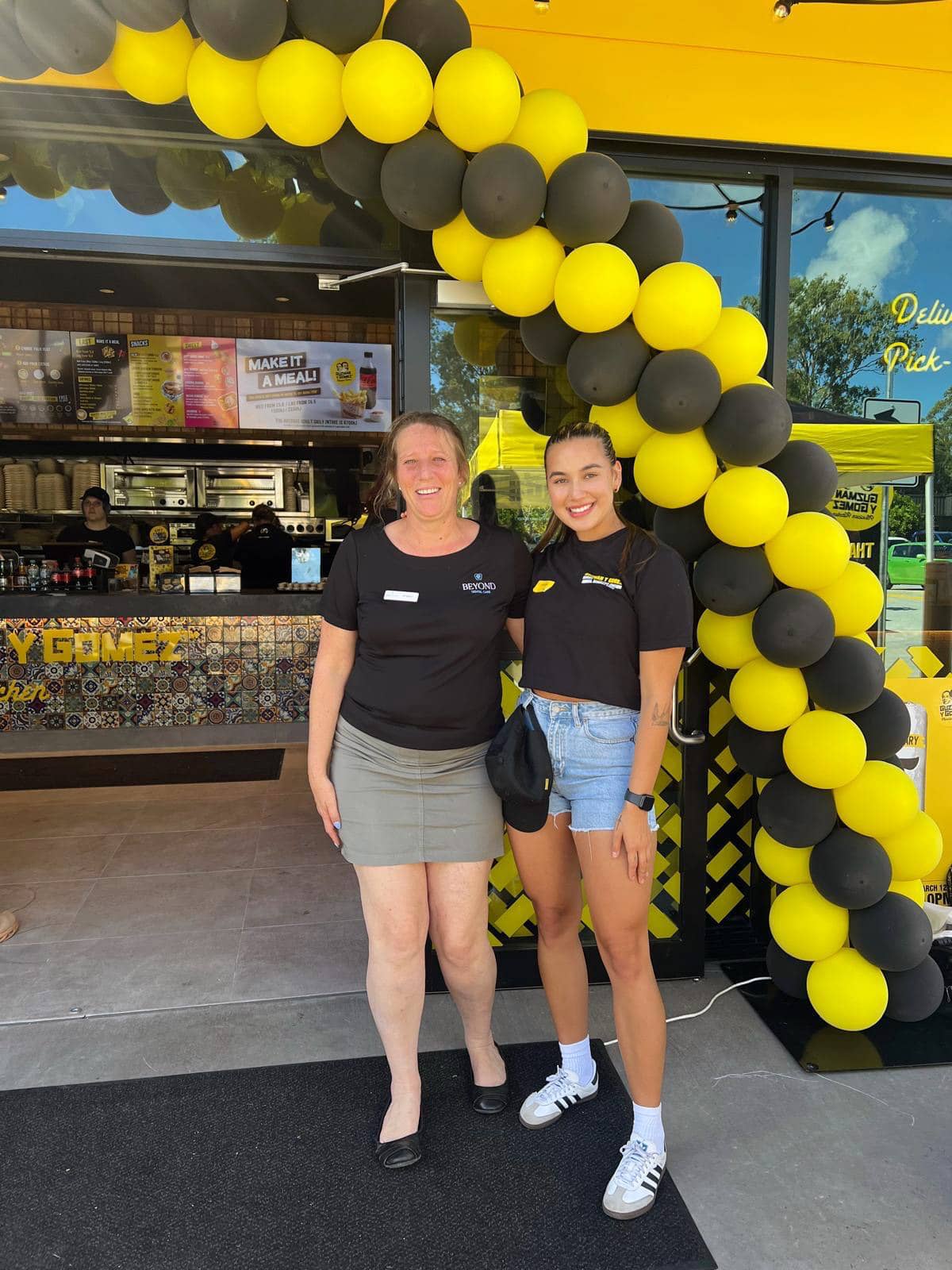 Practice manager Brooke Lilley at the Guzman y Gomez Burpengary opening day