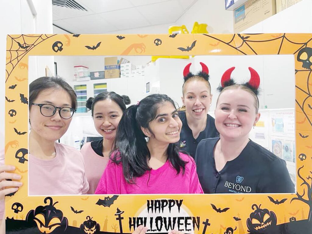We love celebrating with our patients! Our Bellara dental team enjoys the Halloween spirit, showcasing our fun side and commitment to creating a welcoming environment for your visits. Join us in making dentistry a treat, not a trick!