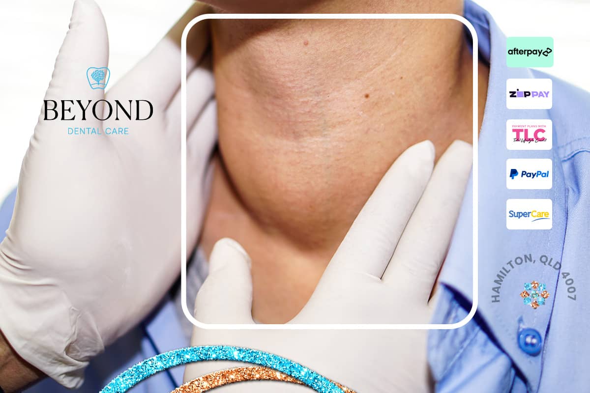 Emergency care for swollen lymph nodes caused by dental infection